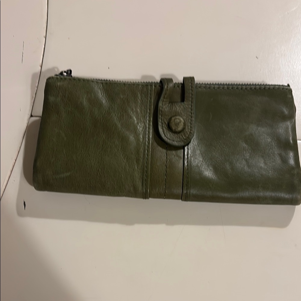 🎁🌞ROULENS Olive Green Leather Key & Card Holder